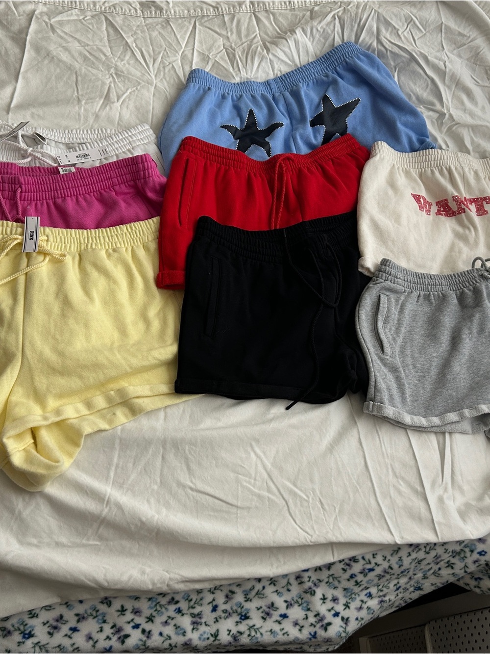Victoria’s Secret 8-pair Fleece Shorts. Size: XL